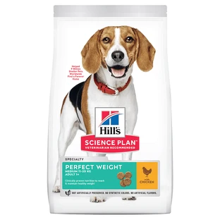 Hill's SP Canine Adult Perfect Weight Medium Chicken, 2 Kg