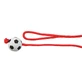TRIXIE, ballon de football avec ficelle pour chiens, caoutchouc, 6cm x 1m, multicolore