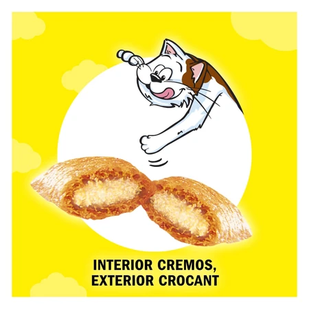 DREAMIES, Salmón y Queso, bolsa de recompensa para gatos, 60g