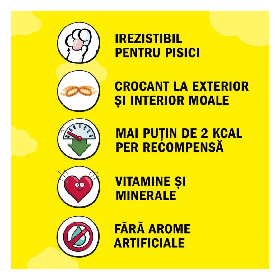 DREAMIES, Poulet, sachet de récompense pour chat, 60g