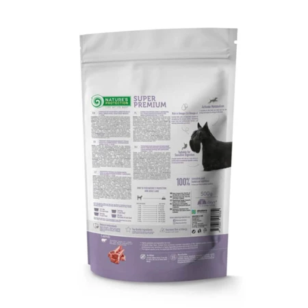 NATURES PROTECTION Mini Adult, XS-S, Cordero, alimento seco para perros, 2kg