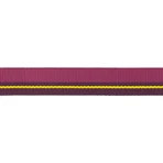 RUFFWEAR Flat Out Wildflower Horizon, laisse réglable pour chien, bande de laisse pour chien, bordeaux et jaune, L(51-66 x 2.5cm)