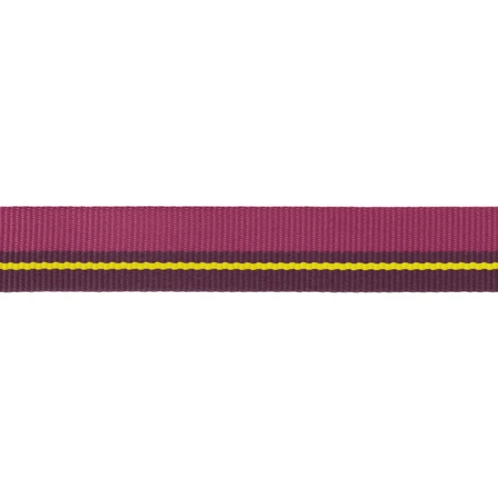 RUFFWEAR Flat Out Wildflower Horizon, laisse réglable pour chien, bande de laisse pour chien, bordeaux et jaune, L(51-66 x 2.5cm)