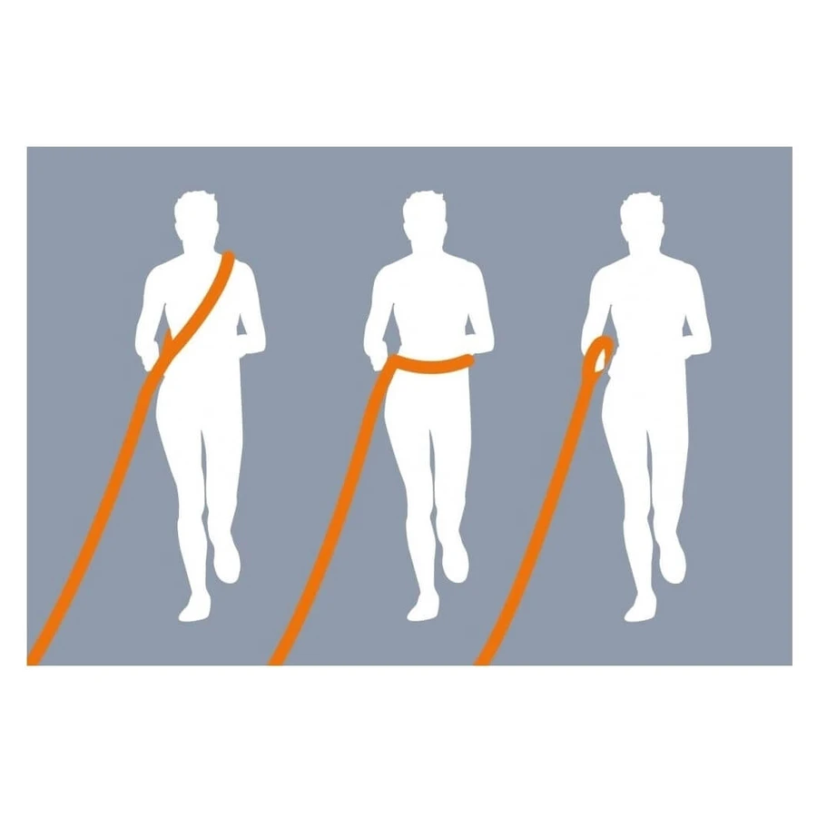 Jogging kussensling 133 - 180 Cm x 20 Mm, Groen-Zwart