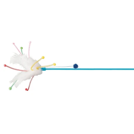 Trixie, stick toy, cats, plastic, multicolor, 41 cm