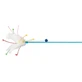 Trixie, stick toy, cats, plastic, multicolor, 41 cm