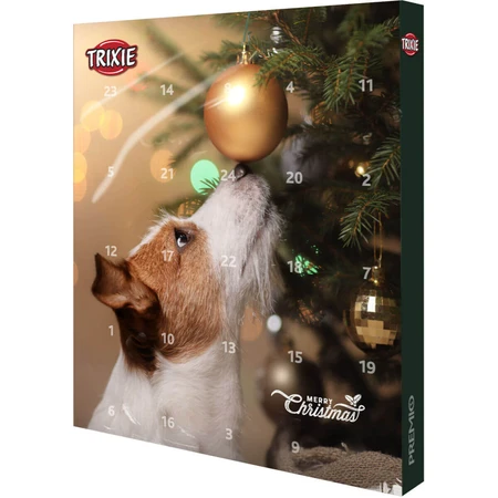 TRIXIE Kerst Premio Adventskalender, XS-XL, hondenbeloningsdoos, 390g