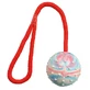 TRIXIE, ball toy filled with string dogs, rubber, 6cm x 30cm, multicolor