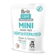 BRIT Care Mini Mini Light &amp; Sterilized, XS-S, Rabbit, nourriture sèche sans céréales pour chiens stérilisés, 400g