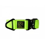 EURO JOE Tactical, collare per cani, regolabile, nylon, verde, fibbia Cobra, M(27-43 x 3,8cm)