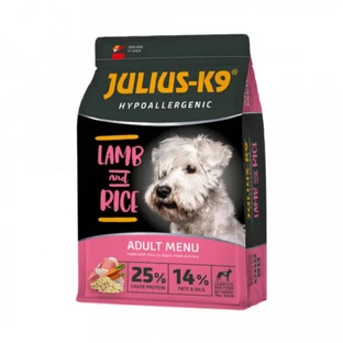 JULIUS-K9 Hypoallergenic Adult Menu, XS-XL, Honey and Rice, dry food dogs, allergies, 3kg