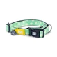 MAX &amp; MOLLY Smart ID Daisies, collar para perro, ajustable, poliéster, verde, hebilla tridente, XS(22-35 x 1cm)