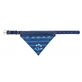 Trixie Kragen mit Halstuch M-L 43-55 cm/25 mm, Indigo