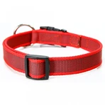 JULIUS-K9 Color & Gray, regulowana obroża z uchwytem dla psa, nylon, 25mm x 39-45cm, czerwona: ceny i cechy