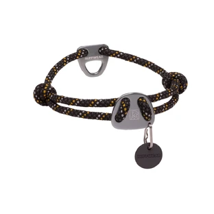 RUFFWEAR Knot a Collar Obsidian Black, regulowany, odblaskowy, czarny, M(36-51 x 0.7cm)