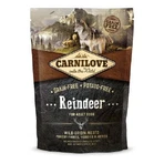 CARNILOVE Adult S-XL, Ren, graanvrij droogvoer voor honden, 1,5kg