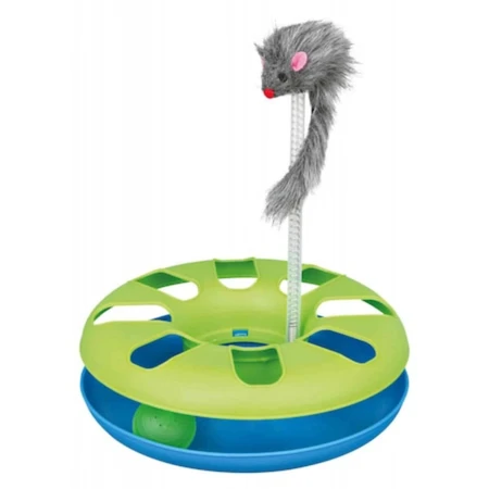 Trixie, muizen circuit, speelgoed, katten, plastic, veelkleurig, 24 x 29cm