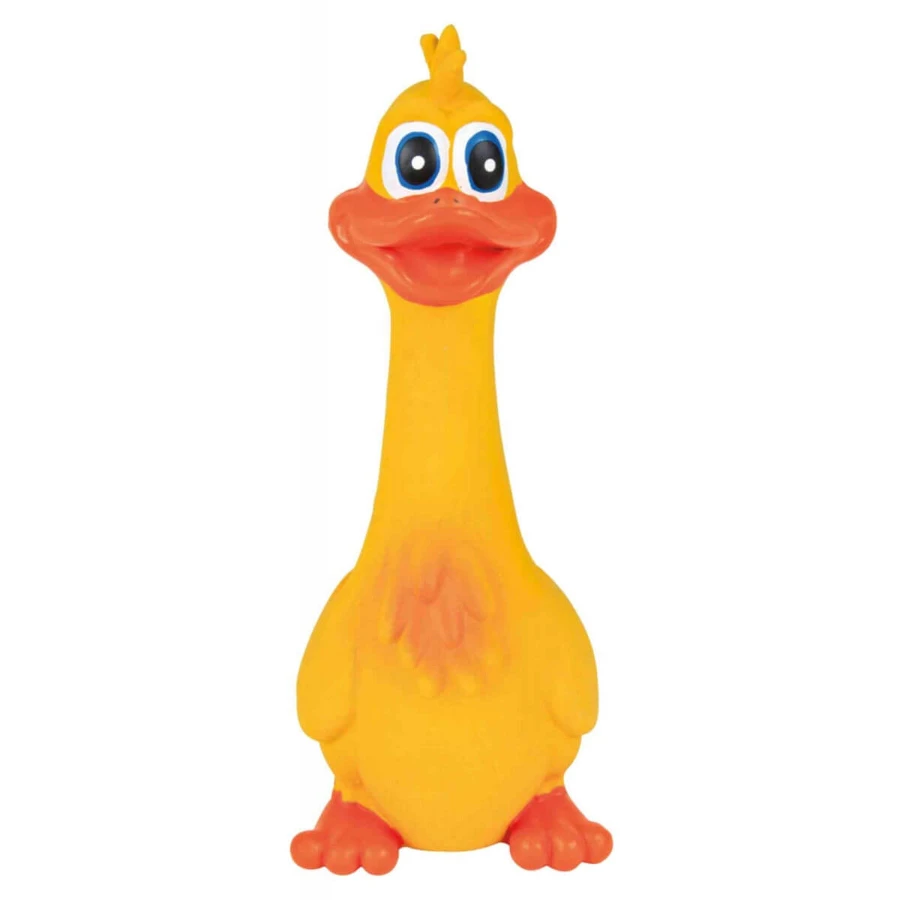 Trixie, pato de juguete para perros, con sonido original, látex, 18-20cm, multicolor