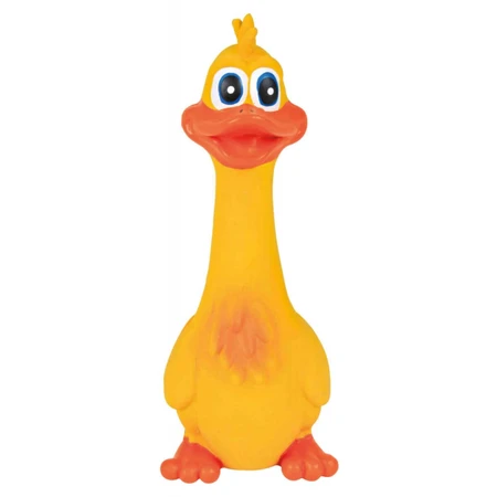 Trixie, pato de juguete para perros, con sonido original, látex, 18-20cm, multicolor