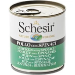 Schesir Hond Adult Kip en Spinazie, 285 g