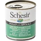 Schesir Hond Adult Kip en Spinazie, 285 g