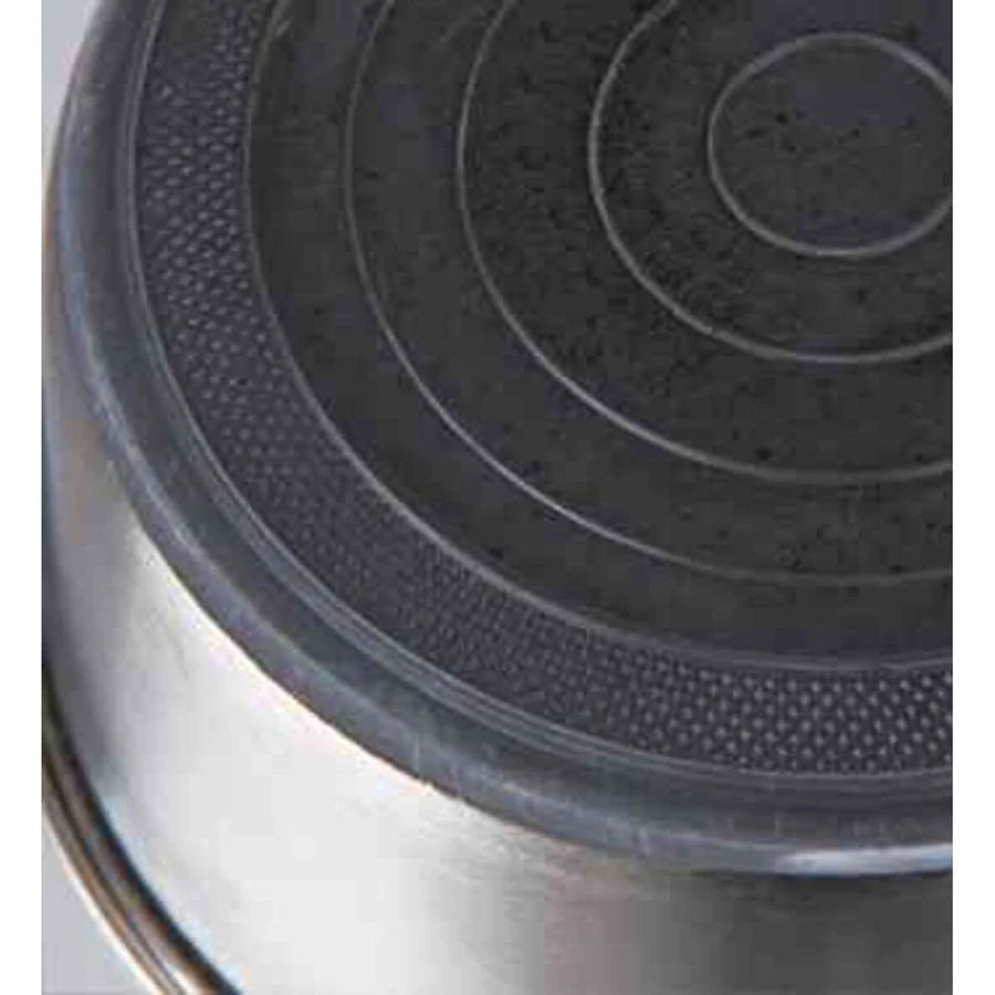 TRIXIE Roestvrij Staal, hondenbak, rond, anti-slip, roestvrij staal, zilver, M-L(1.7l, ⌀21cm)