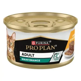 PURINA Pro Plan Adult Maintenance, Chicken, nourriture humide en boîte pour chats, (pate), 85g