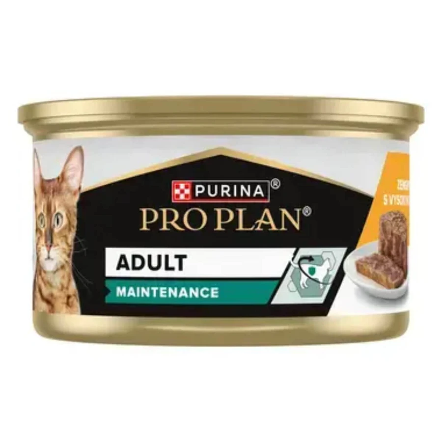 PURINA Pro Plan Adult Maintenance, Chicken, nourriture humide en boîte pour chats, (pate), 85g