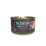 SCHESIR After Dark, Chicken and Beef, nourriture humide en conserve sans céréales pour chats, (en soupe), 80g
