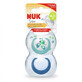Star silicone soother, 2 pieces, 18-36 months, Nuk