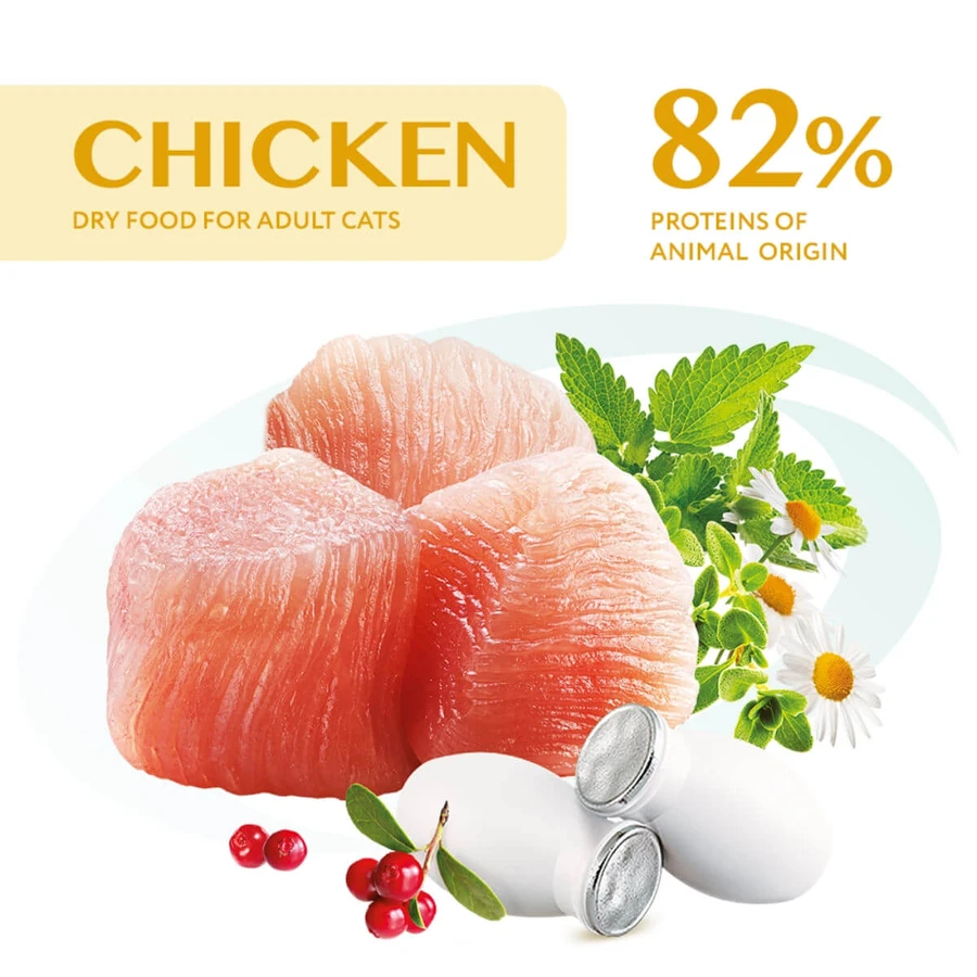 OPTIMEAL, Pollo, comida seca para gatos, 1,5kg