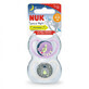 Silicone pacifier for girls Space Night, 2 pieces, 0 - 6 months, Nuk
