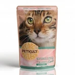 PETKULT Esterilizado, Conejo, sobre de comida húmeda sin cereales, 100g