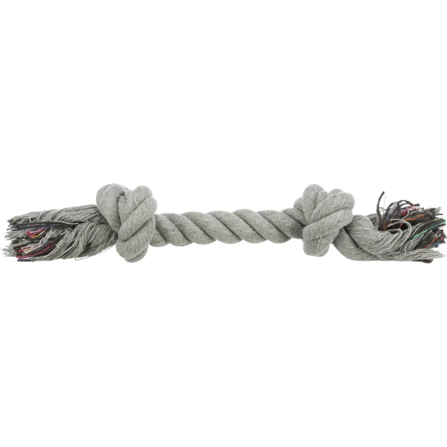 TRIXIE, jouet en corde avec 2 noeuds pour chiens, 26cm, multicolore