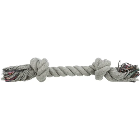 TRIXIE, jouet en corde avec 2 noeuds pour chiens, 26cm, multicolore