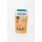 NATURO Mini, XS-S, Lachs und Reis, Beutel mit feuchtem Hundefutter, (im eigenen Saft), 150g