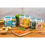 NATURO Mini, XS-S, Lachs und Reis, Beutel mit feuchtem Hundefutter, (im eigenen Saft), 150g