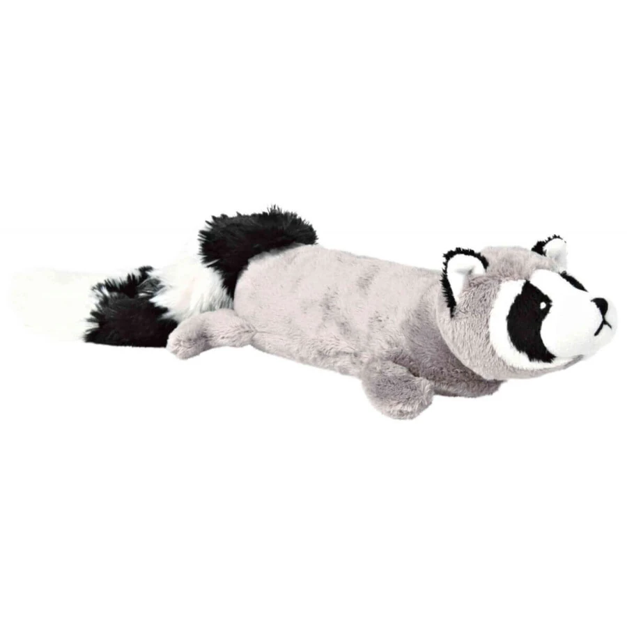 Trixie, wasbeer hondenspeeltje, met geluid, pluche, 46cm, veelkleurig