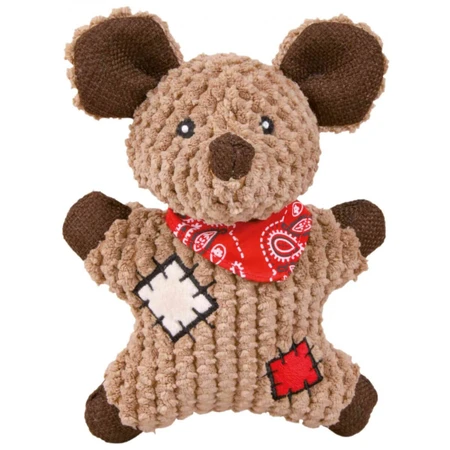 Trixie, ratón de juguete para perros, con sonido, tela, 19cm, multicolor