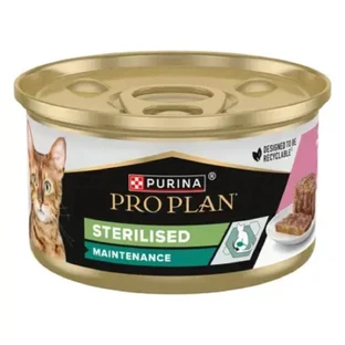 PURINA Pro Plan Sterilized Maintenance, Tuna and Salmon, wet food for sterilized cats, (pate), 85g, 85g