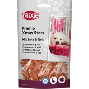 TRIXIE Christmas Premio Stars, XS-XL, Duck and Rice, dog treats, 100g