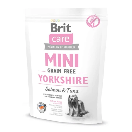 BRIT Care Mini Yorkshire, Salmon, grain-free dry dog food, 400g