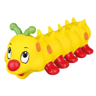 Trixie, rups knuffel voor honden, met geluid, latex, 26cm, veelkleurig