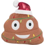 TRIXIE Noël Xmas Emoticon, peluche chiens, XS-XL, polyester, avec son, activités physiques, marron, 17 cm