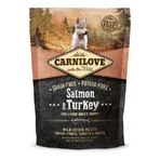CARNILOVE Junior L-XL, saumon et dinde, croquettes sans céréales pour chiens juniors, 1,5kg