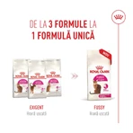 ROYAL CANIN Feline Feline Health Nutrition Fussy, Trockenfutter für Katzen mit wählerischem Appetit, 2 kg