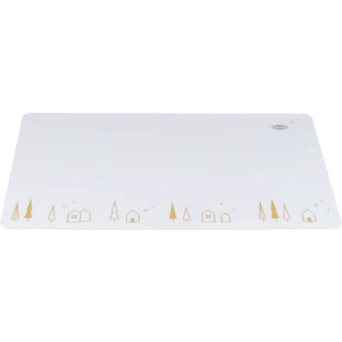TRIXIE Kerst placemat, hondenmat, rechthoekig, antislip, kunststof, beige, 44x28cm