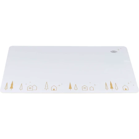 TRIXIE Kerst placemat, hondenmat, rechthoekig, antislip, kunststof, beige, 44x28cm