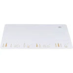 TRIXIE Kerst placemat, hondenmat, rechthoekig, antislip, kunststof, beige, 44x28cm