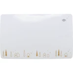 TRIXIE Kerst placemat, hondenmat, rechthoekig, antislip, kunststof, beige, 44x28cm